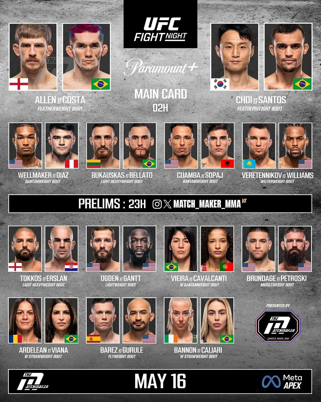 UFC Vegas 117  UFC Fight Night 276 Прямая трансляция